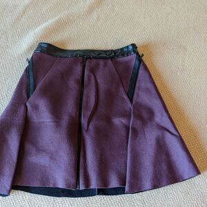 Robert Rodriguez Skirt Maroon/Black Size 0
